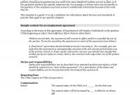 Employment Agreement Template intended for Overtime Agreement Template