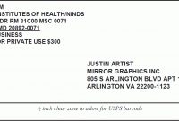 Example Of Mail Address  Corpus Beat with regard to Mailing Address Label Template