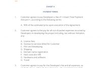 Exhibit A Payment Terms   Easy Steps for Payment Terms Agreement Template