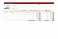 Expense Report Spreadsheet Daily Xls Free Template In Excel Travel pertaining to Expense Report Template Xls