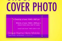 Facebook Group Cover Photo Size  Free Template inside Facebook Banner Size Template