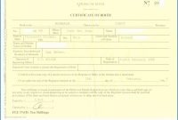 Fake Birth Certificate Template Highgrade Of Certificate Template intended for Fake Birth Certificate Template