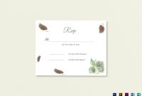Fall Wedding Rsvp Card Template In Psd Word Publisher Illustrator for Template For Rsvp Cards For Wedding