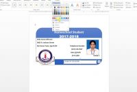 Fantastic Id Card Template Word Ideas Child Student Free Download intended for Free Id Card Template Word