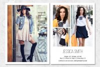 Fashion Model Comp Card Template with regard to Model Comp Card Template Free