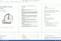 Feasibility Study Templates Ms Word – Templates Forms Checklists with Feasibility Study Template Small Business