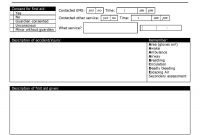 Filefirst Aid Reportpdf  Wikimedia Commons regarding First Aid Incident Report Form Template