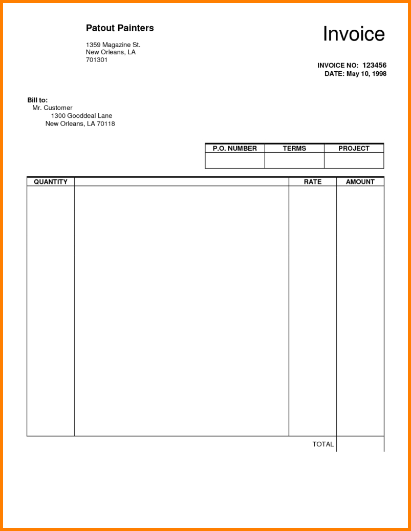 Fillable Invoice Template Pdf  West Of Roanoke throughout Fillable Invoice Template Pdf