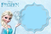 Find A Big Collection Of Party Invitation Template Frozen Word with regard to Frozen Birthday Card Template