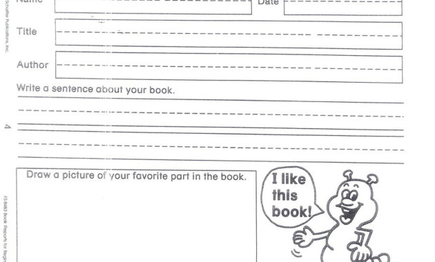First Grade Book Report College Paper Example  July with regard to 1St Grade Book Report Template