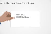 Flat Hand Thank You Slide Powerpoint Shapes  Powerpoint Shapes throughout Powerpoint Thank You Card Template