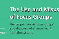 Focus Groups In Ux Research Articlejakob Nielsen throughout Focus Group Discussion Report Template