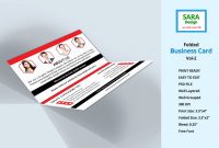 Folded Business Card Template Or Fold Over Business Card Template pertaining to Fold Over Business Card Template