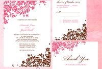 Foliage Borders Invitation Rsvp And Thank You Cards ← Wedding with regard to Free Printable Wedding Rsvp Card Templates