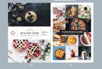 Food Menu Bifold — Adobe Illustrator Classic Print  Menu's inside Adobe Illustrator Menu Template