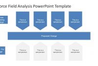 Force Field Analysis Powerpoint Diagram  Slidemodel for Powerpoint Replace Template