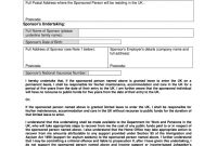 Form Sponsorship Undertaking  Fill Online Printable Fillable with Blank Sponsorship Form Template