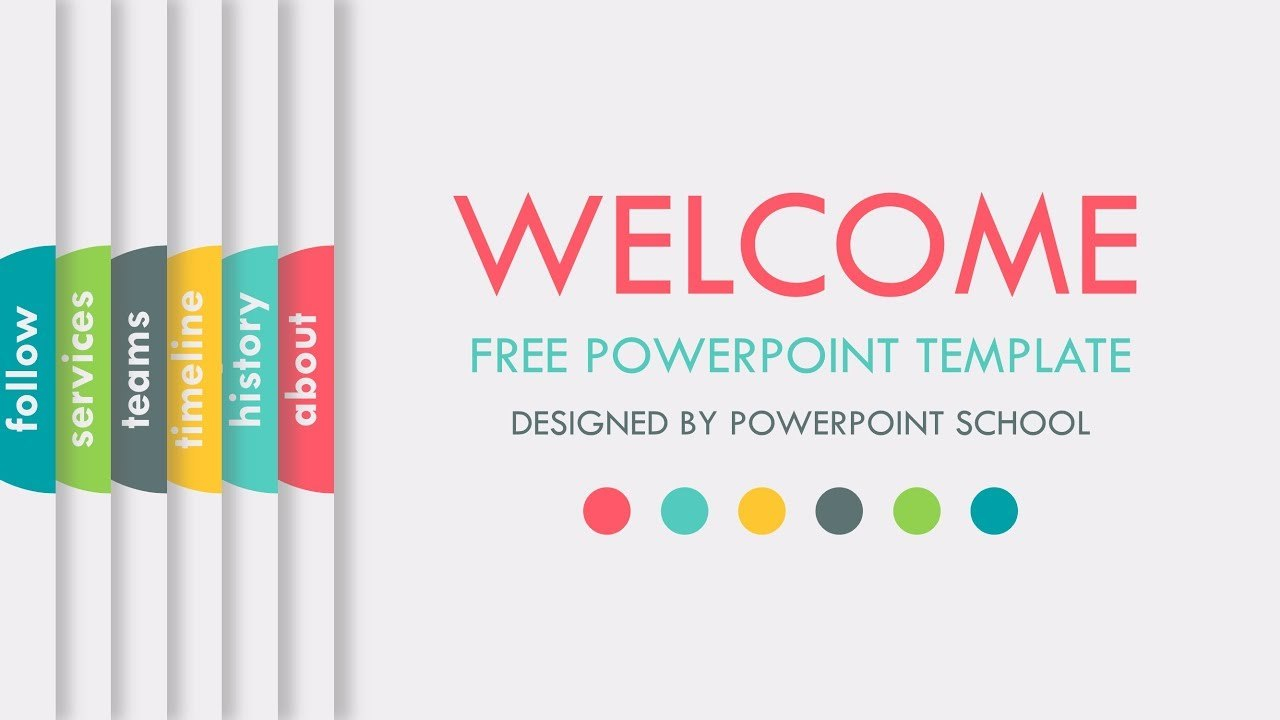 Free Animated Powerpoint Slide Template  Youtube in Powerpoint Presentation Animation Templates