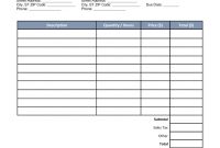 Free Auto Body Mechanic Invoice Template  Word  Pdf  Eforms for Garage Repair Invoice Template