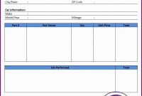 Free Auto Repair Invoice Template And Auto Shop Invoice Template in Free Auto Repair Invoice Template Excel