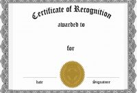 Free Award Certificate Templates  Culturatti throughout Blank Award Certificate Templates Word