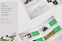 Free Bi Fold Brochure Template Word Resume Microsoft Acur for 4 Fold Brochure Template Word