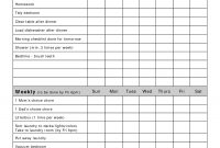 Free Blank Chore Charts Templates  Family Blank Weekly Chart with regard to Blank Reward Chart Template