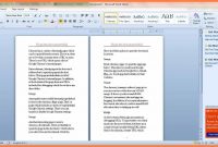 Free Booklet Templates For Word  Andrew Gunsberg with Booklet Template Microsoft Word 2007