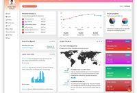 Free Bootstrap Admin Dashboard Templates   Colorlib with regard to Reporting Website Templates