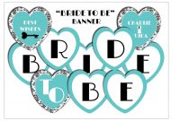 Free Bridal Banner Shower Printables  Google Search  Printable's within Bride To Be Banner Template