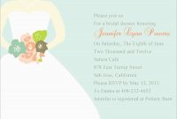 Free Bridal Shower Invitation Templates Photoshop Great Blank in Blank Bridal Shower Invitations Templates
