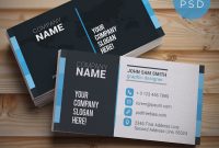 Free Business Card Templates Psd  Download Psd pertaining to Template Name Card Psd