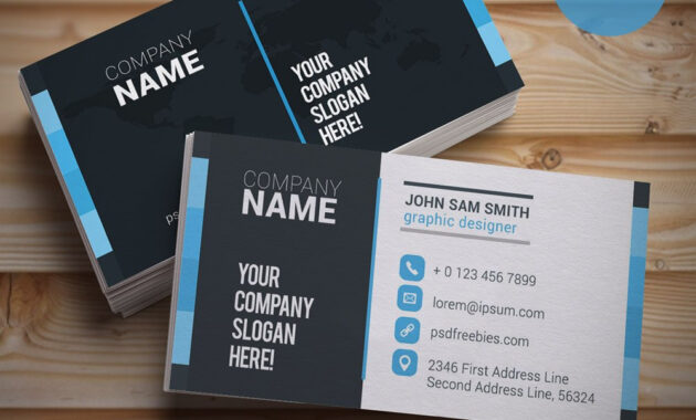 Free Business Card Templates Psd  Download Psd with regard to Creative Business Card Templates Psd