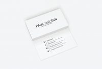 Free Business Cards Psd Templates  Creativetacos in Business Card Size Psd Template