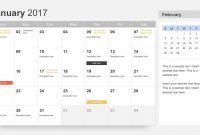 Free Calendar  Template For Powerpoint throughout Microsoft Powerpoint Calendar Template
