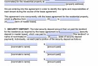 Free California Roommate Agreement Template – Pdf – Word within Bedroom Rental Agreement Template
