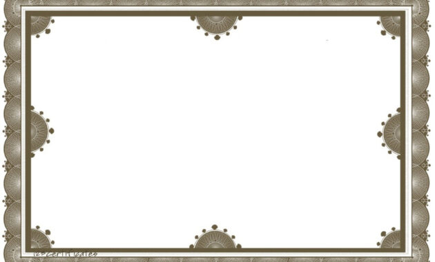 Free Certificate Borders To Download pertaining to Award Certificate Border Template