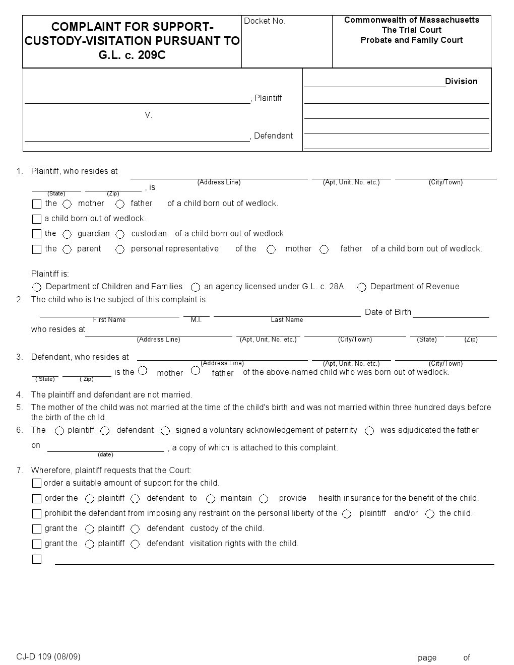 Free Child Custody Forms  Pdf Template  Form Download pertaining to Child Relocation Agreement Template