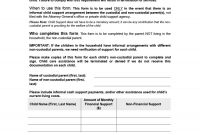 Free Child Support Agreement Templates Pdf  Ms Word in Free Binding Financial Agreement Template