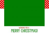 Free Christmas Card Templates  Crazy Little Projects within Christmas Note Card Templates