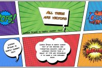 Free Comic Book Powerpoint Template For Download  Slidebazaar with Powerpoint Comic Template