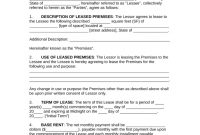 Free Commercial Rental Lease Agreement Templates  Pdf  Word inside Free Printable Commercial Lease Agreement Template