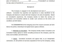 Free Consulting Agreement Template Awful Ideas Short Simple Uk within Short Consulting Agreement Template