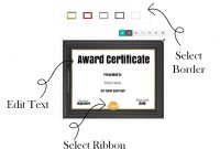 Free Custom Certificate Templates  Instant Download in Running Certificates Templates Free