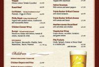 Free Daily Menu Templates For Microsoft Word Takeout Restaurant intended for Takeaway Menu Template Free
