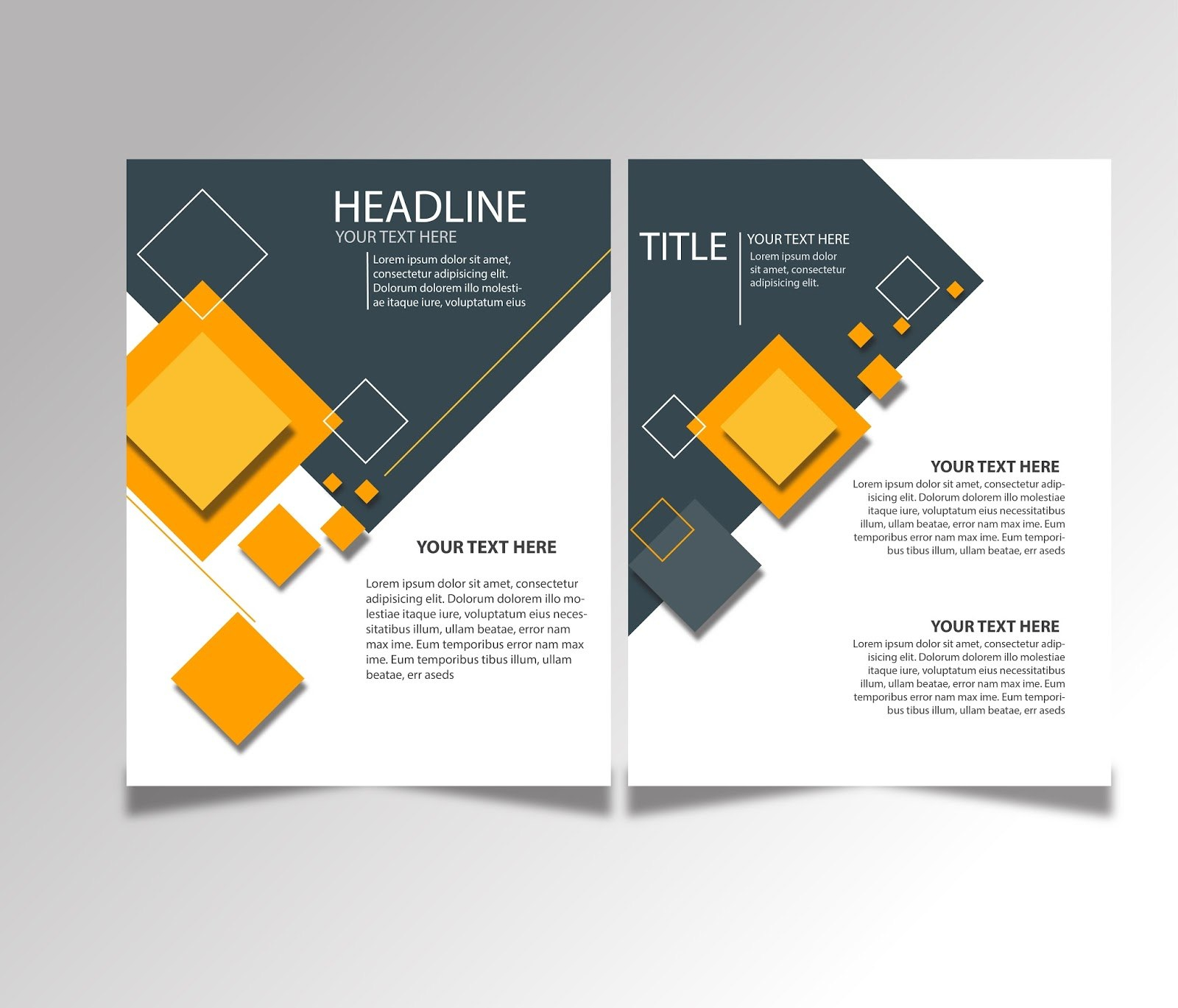 Free Download Brochure Design Templates Ai Files  Ideosprocess intended for Adobe Illustrator Brochure Templates Free Download