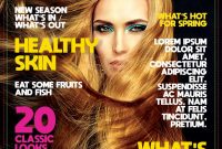 Free Download Magazine Template Psd  Freedownloadpsd for Blank Magazine Template Psd