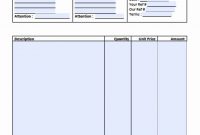 Free Downloadable Invoice Template Word – Wfacca pertaining to Free Sample Invoice Template Word