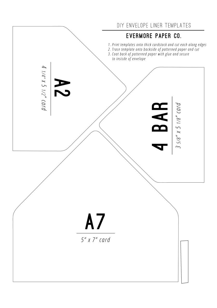 Free Envelope Templates Word  Pdf ᐅ Template Lab within Envelope Templates For Card Making