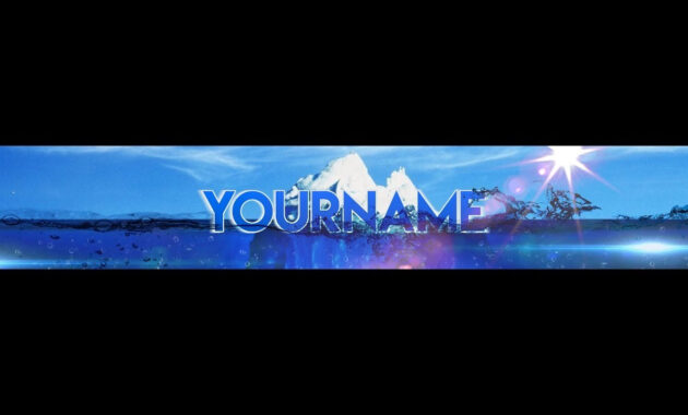 Free Epic Youtube Banner  Channel Art Template  Gimp And within Youtube Banner Template Gimp